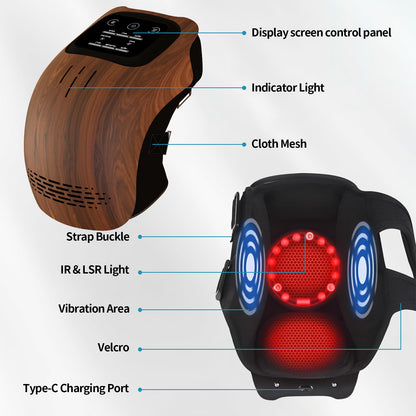 Infra-Red Laser Knee Massager For Pain Relief